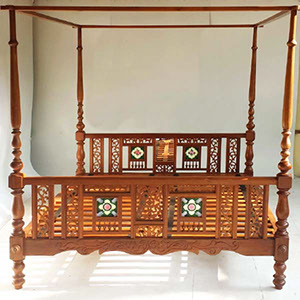 Jali cut, with orignal&nbsp; old Tiles reproduction