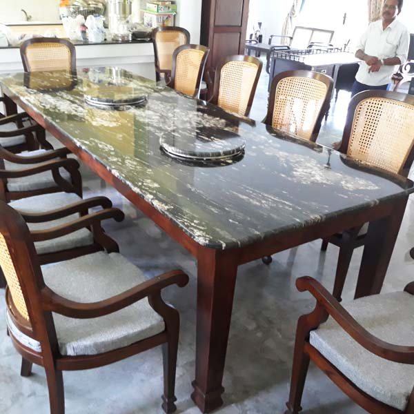 Table with granite top