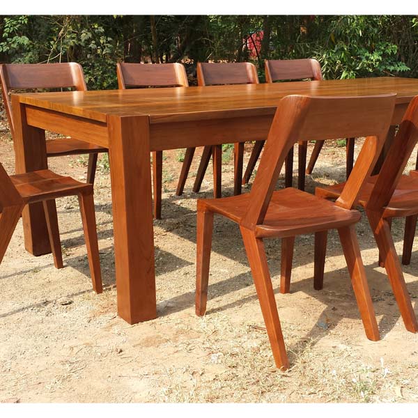 10 seater teakwood table