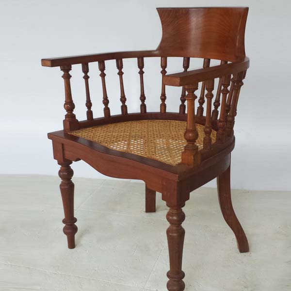Half round drilling chair high back