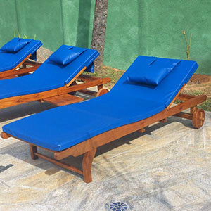 Pool lounger&nbsp; bottom with pullout tray both sides plain